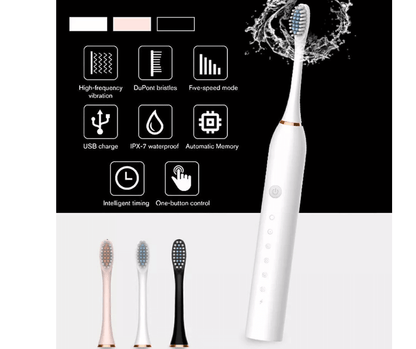 MilkyGlow™ USonic Vibe Electric Toothbrush