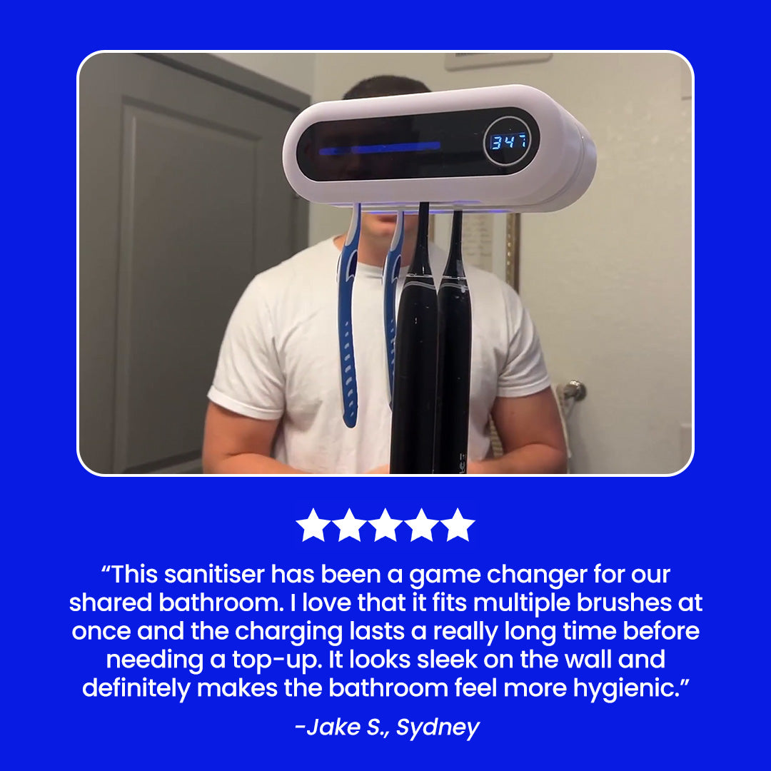 MilkyGlow™ Premium Toothbrush Sanitiser