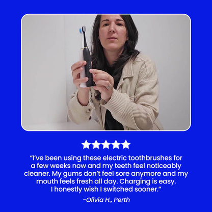 MilkyGlow™ SonicLuxe Electric Toothbrush